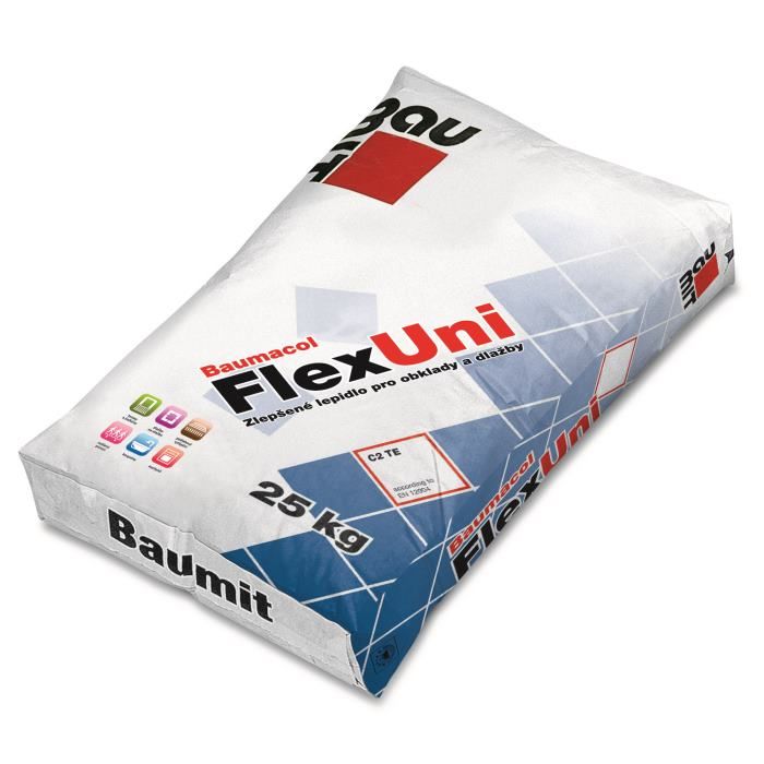 Baumit Baumacol FlexUni. Elastīga flīžu līme. 25kg